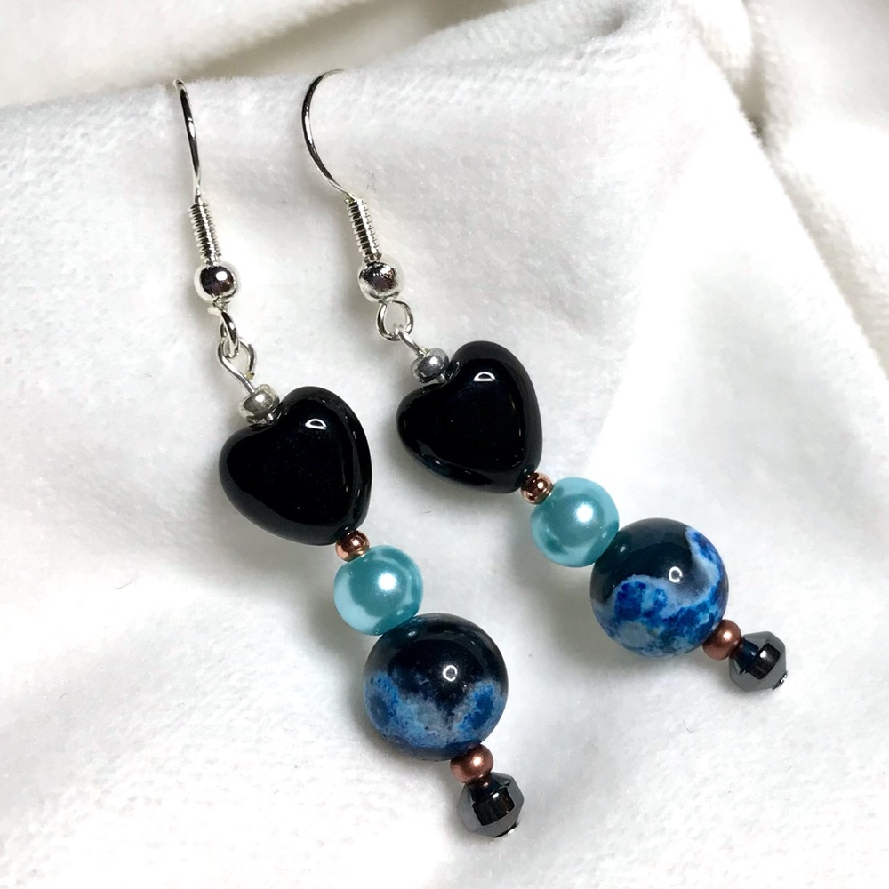 Handmade Earrings with Vintage and Modern Elements (E145-5H)